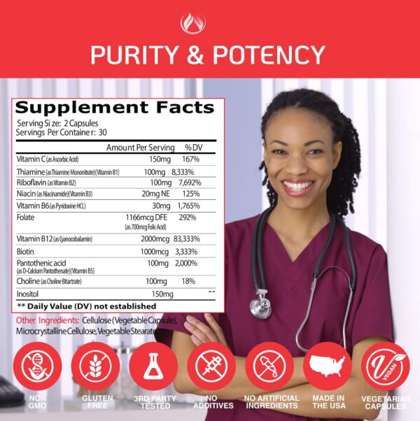 Version 1.0.0 Envase vasos vitamina B Enclare Nutrition suplemento