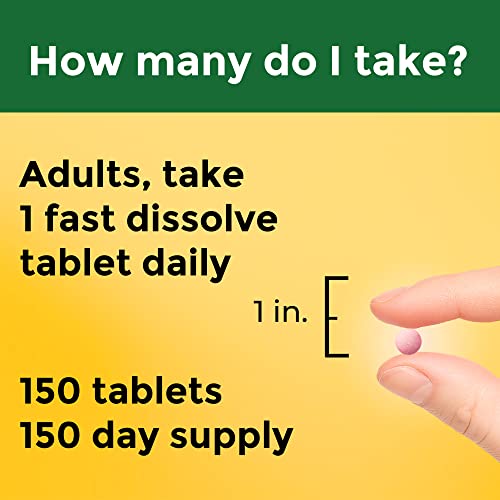 Envase de vitamina B12 Nature Made sublingual 1000mcg