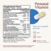 Envase de vitaminas prenatal Premama con nutrientes esenciales