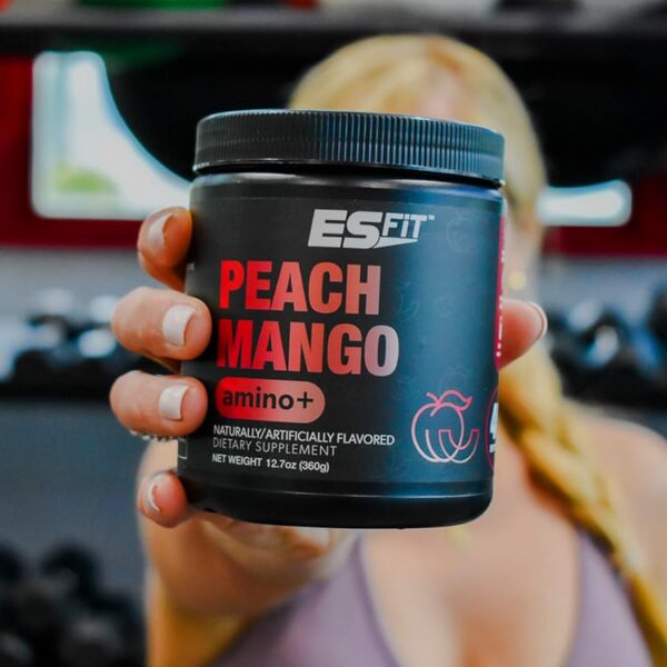 Suplemento ES FIT para energía y recuperación muscular en polvo