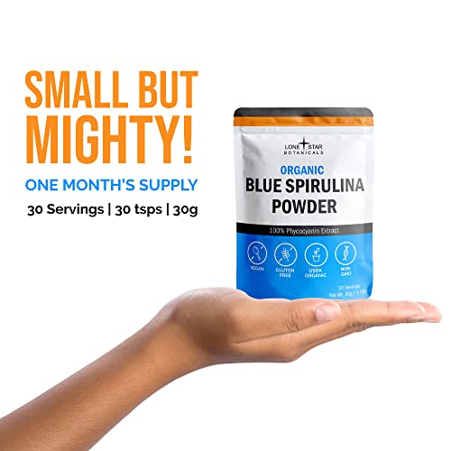 Espirulina azul en polvo y arcilla bentonita para cuidado natural