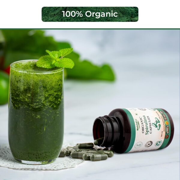 Espirulina NutrinPro suplemento vegano sin gluten y sin químicos