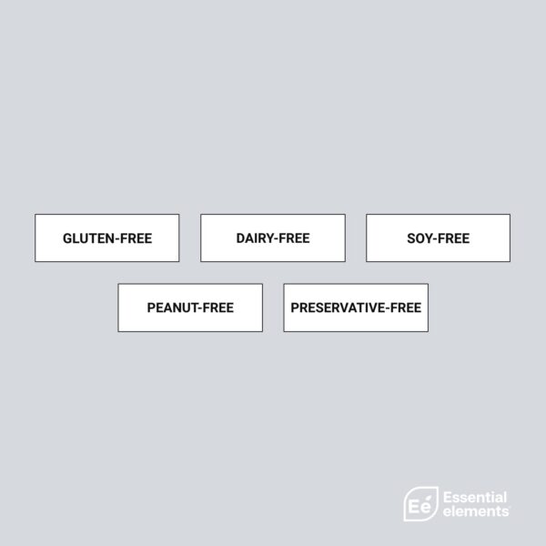 Detalle de la etiqueta con lista de ingredientes