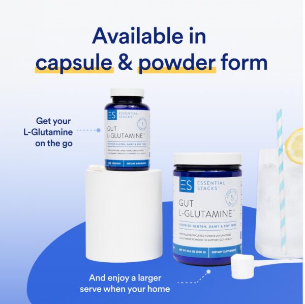 Conjunto de Gut L-Glutamine - branding