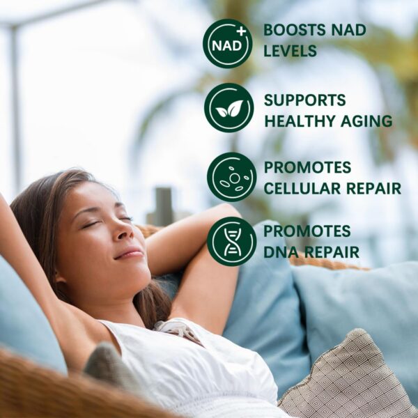 Caja y frasco ESUNM NAD+ liposomal