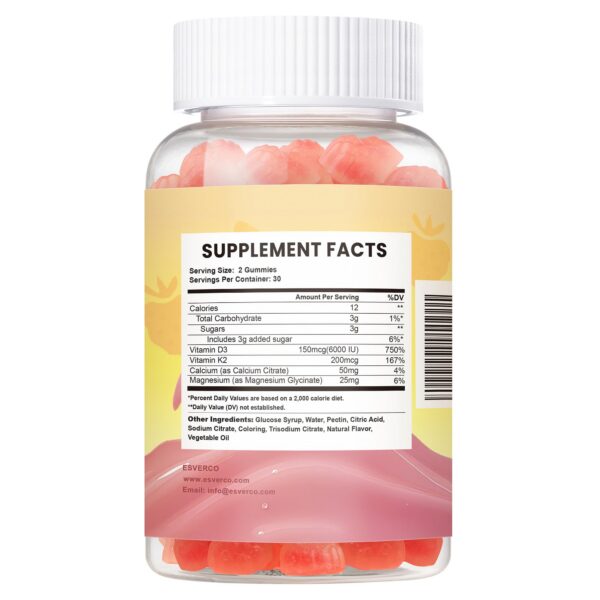 Paquete de 60 gomitas vegano