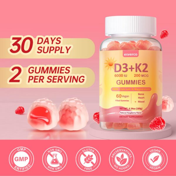 Tabla de nutrición de la gomita