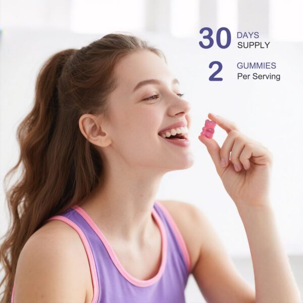 Frasco apilado de gomitas