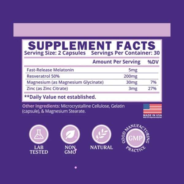 Suplemento para dormir ETANATURE con efecto natural y rápido
