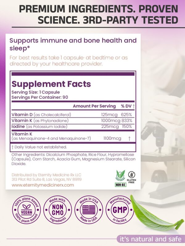Etiqueta frontal con información de instrucciones