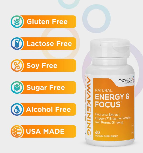 Etiqueta Awakening Oxygen Nutrition suplemento nootrópico