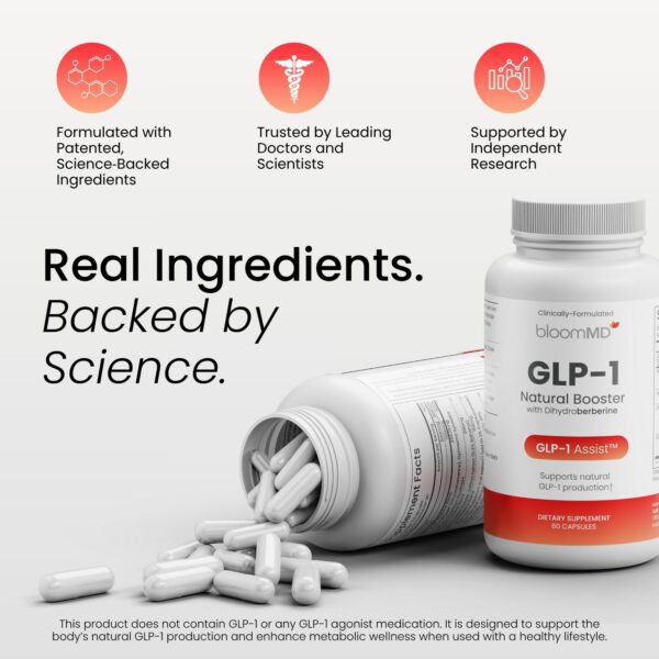 Etiqueta del producto BloomMD GLP-1