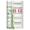 Version 1.0.0 Etiqueta botella suplemento b12 líquida Live Wise Naturals