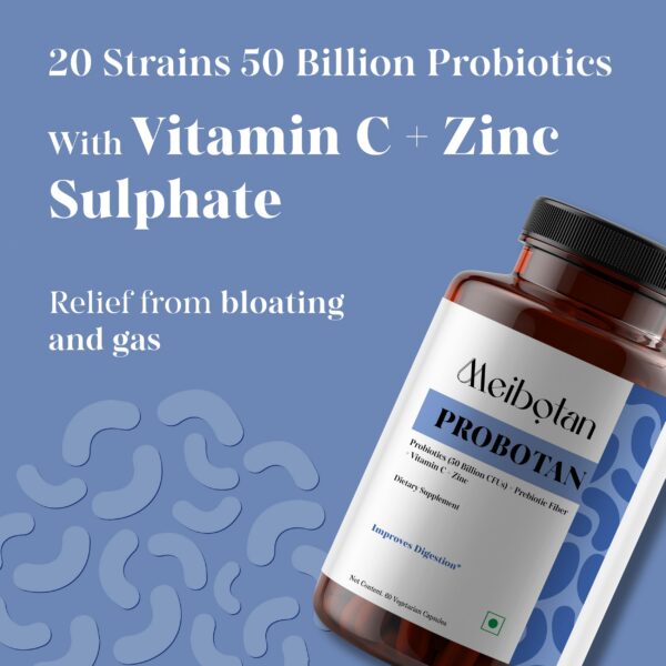 Etiqueta y cápsulas MEIBOTAN