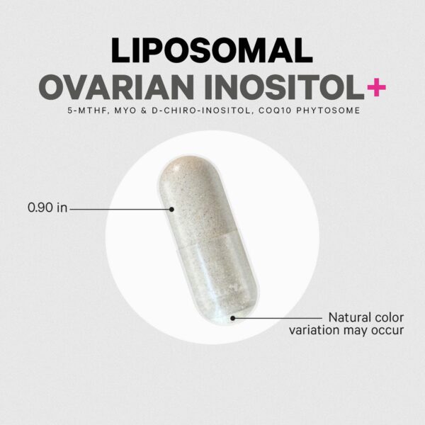 Etiqueta frontal Codeage Liposomal Ovarian Inositol+
