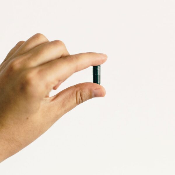 etiqueta de espirulina Earthborn Elements 200 cápsulas