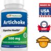 Etiqueta del extracto alcachofa cúrcuma con bioperina
