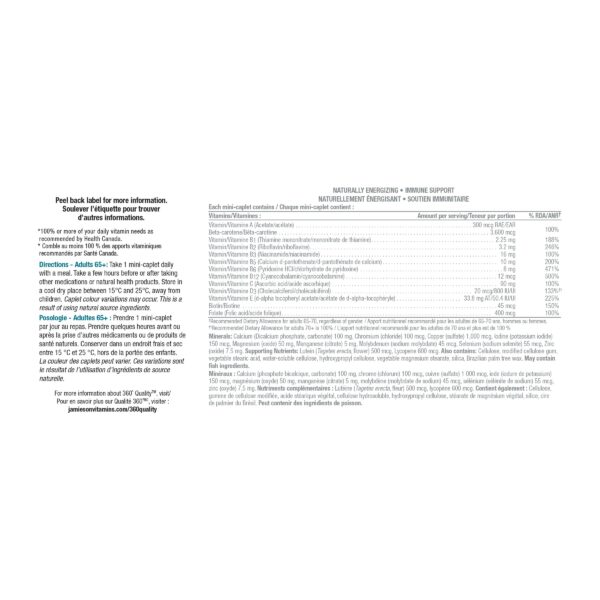 Etiqueta visible en el frasco