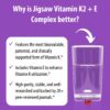 Version 1.0.0 Etiqueta frasco vitamina k2 + e 60 cápsulas