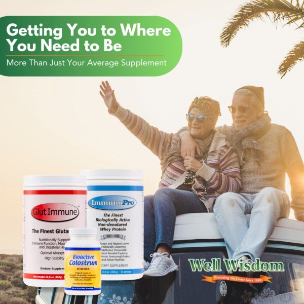 Etiqueta frontal del producto Well Wisdom