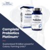 Etiqueta frontal 1MD Nutrition Complete Probiotics Platinum 30 cápsulas