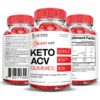 Version 1.0.0 Etiqueta frontal Blast Off Keto ACV Gummies fórmula avanzada 1000mg