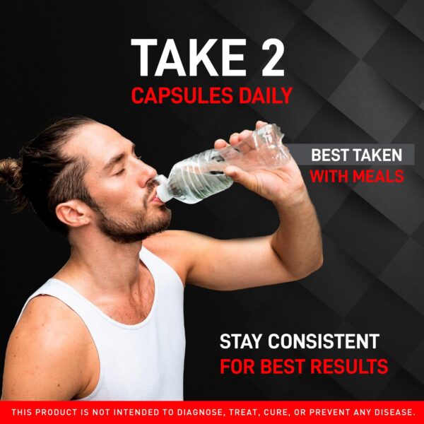 Etiqueta frontal frasco cápsulas Eros Power