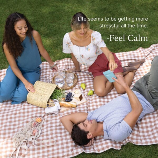 Etiqueta frontal Nu Skin MYND360 Feel Calm complemento