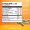 Etiqueta frontal suplemento vegano TotoNutrition vitaminas e hierbas