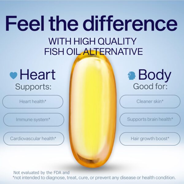 Frasco suplemetno YES omega 3 y 6 vegetal vista lateral