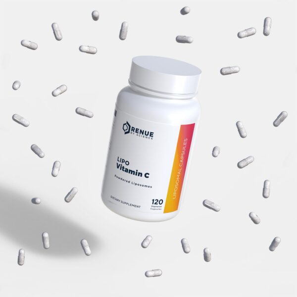 Etiqueta información suplemento Renue By Science Vitamina C