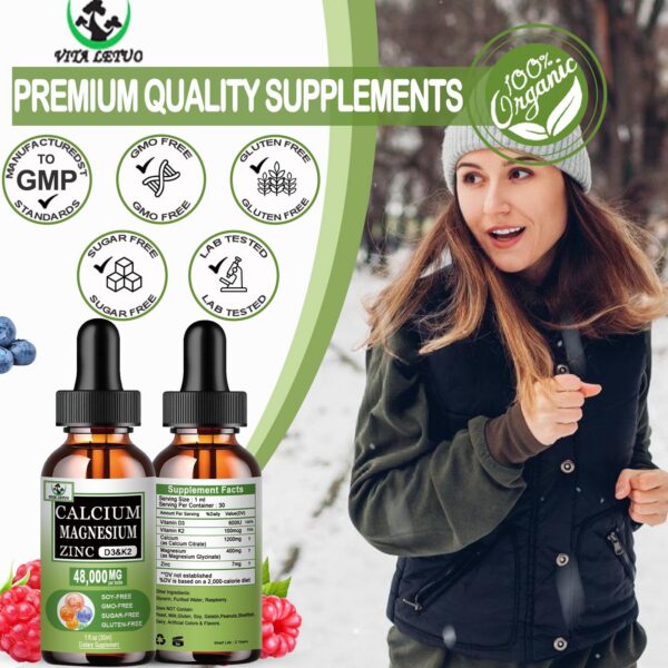 Etiqueta de ingredientes del suplemento