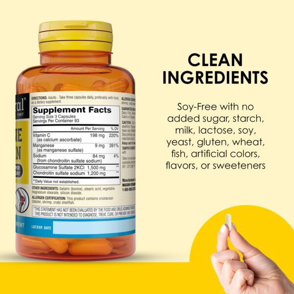 Etiqueta de ingredientes Mason Natural