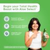 Etiqueta detallada jugo aloe vera Univera ingredientes y beneficios