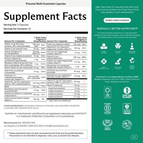Version 1.0.0 Etiqueta lateral del frasco