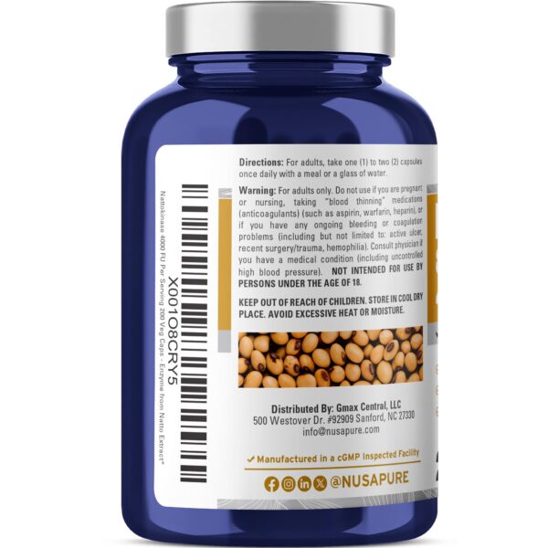 Etiqueta lateral de NusaPure