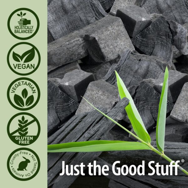 Etiqueta Nature's Answer carbón activado 560 mg 90 cápsulas