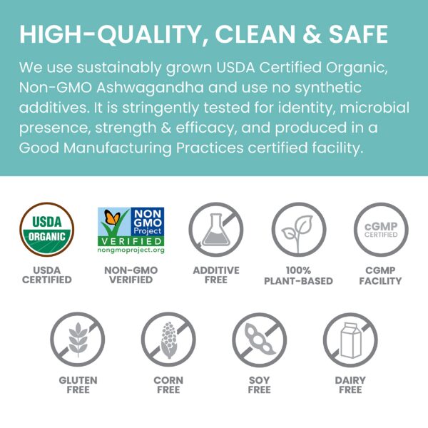 Vista lateral botella Himalaya Ashwagandha 60 cápsulas