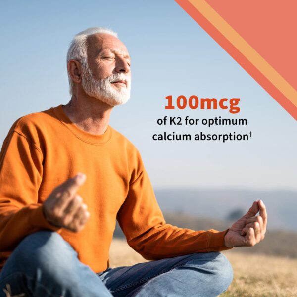 Etiqueta nutricional de Garden of Life D3K2