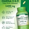Etiqueta nutricional de Omega 3 6 9