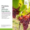 Etiqueta nutricional suplemento para salud arterial Terry Naturally OPC