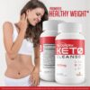 Etiqueta Pro Optiplex Keto Cleanse fórmula natural con probióticos