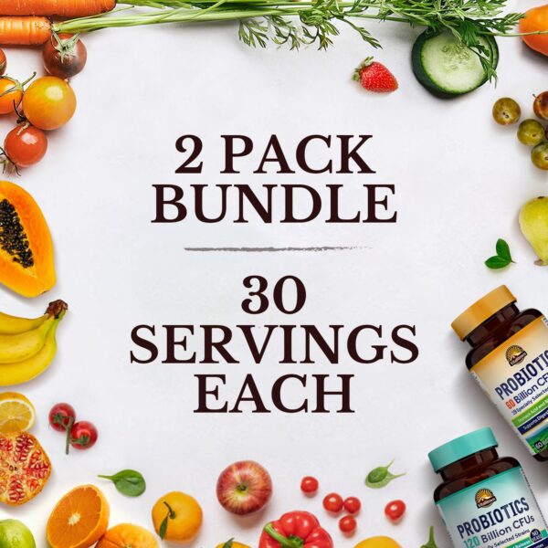 Etiqueta producto probióticos Vitalitown fabricación USA