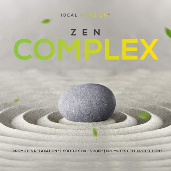 Etiqueta de producto Ideal Infusion bloqueador cortisol y ánimo