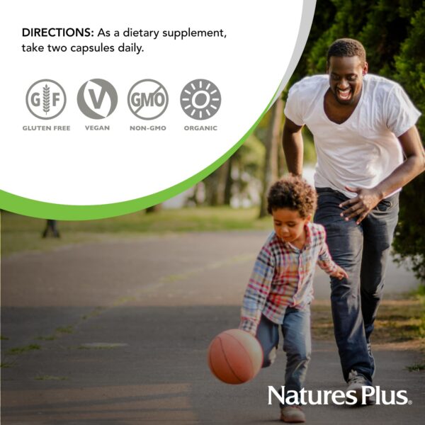 Suplemento vitaminas NaturesPlus Source of Life Garden 60 cápsulas