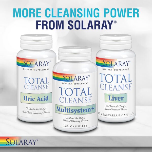 Version 1.0.0 Etiqueta del producto SOLARAY Total Cleanse cápsulas antioxidantes