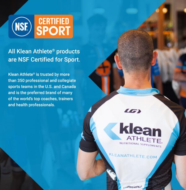 Klean ATHLETE multivitamínico tabla nutricional portada