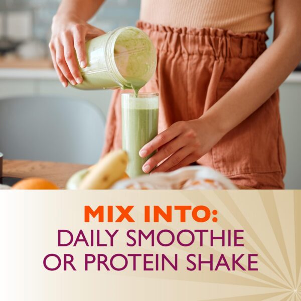 Etiqueta saludable Metamucil polvo fibra psyllium