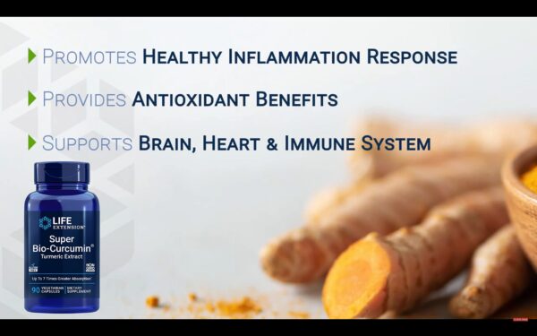 Etiqueta suplemento Bio-Curcumina Life Extension 400mg
