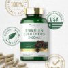 Etiqueta suplemento Carlyle Eleuthero Siberiano calidad premium